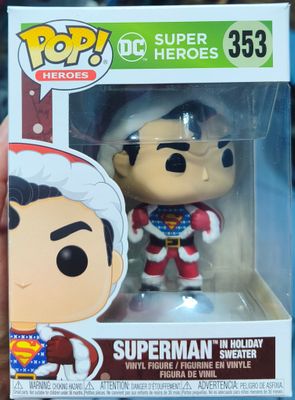 SJ6 Superman Figura Funko Pop 353 in Holiday Sweater