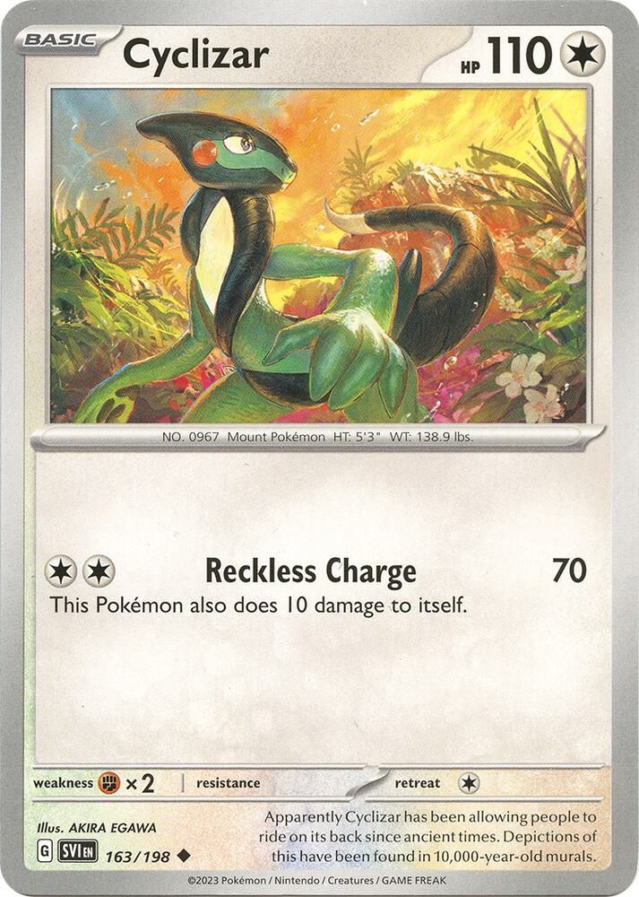 Cyclizar - 163/198 - SV01: Scarlet &amp; Violet Base Set (SVI)