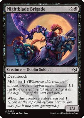 Nightblade Brigade - Tarkir: Dragonstorm (TDM)