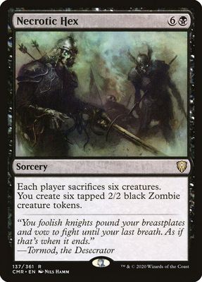 Necrotic Hex - Commander Legends (CMR) Necrotic Hex - Commander Legends (CMR)