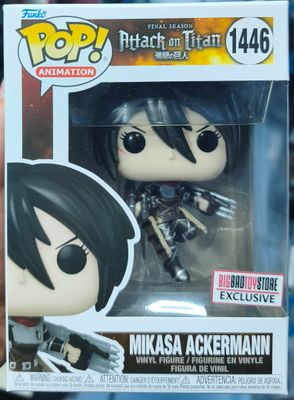 SH1 Mikasa Figura Funko Pop 1446 Big Bad Toy Exclusive Attack on Titan Figura