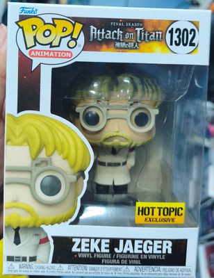 SJ4 Zeke Figura Funko Pop 1302 Attack on Titan Figura Hot Topic