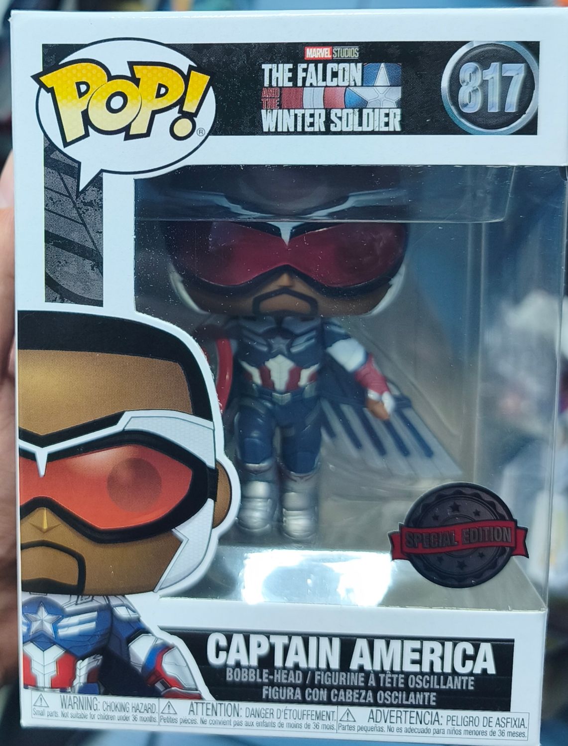 SJ4 Captain America Figura Funko Pop 817 Special Edition