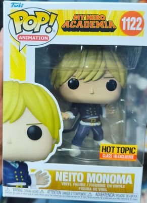 SJ4 Neito Monoma Figura Funko Pop 1122 My Hero Academia Figura Hot Topic