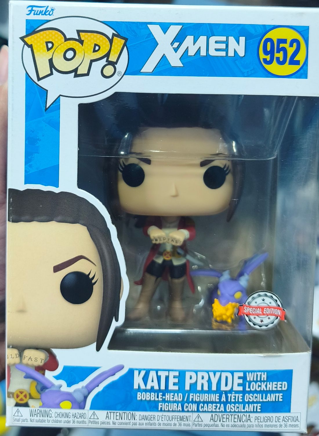 SJ4 Kate Pryde With Lockheed Figura Funko Pop 952 X Men Figura