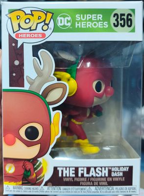 SJ4 The Flash Figura Funko Pop 356 Holiday Dash