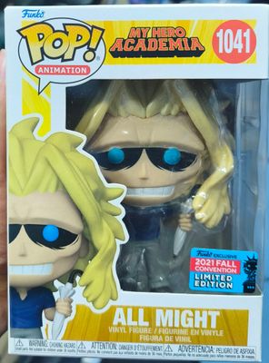 SJ4 All Might Figura Funko Pop 1041 My Hero Academia Figura 2021 Fall Convention