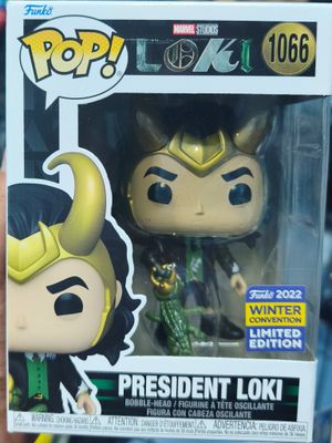 SJ4 President Loki Figura Funko Pop 1066 Winter Convention