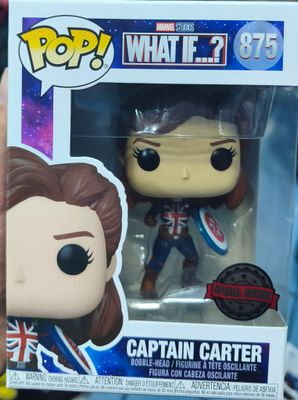 SJ4 Captain Carter Figura Funko Pop 875 What if Special Edition