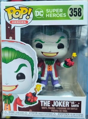 SJ4 The Joker Figura Funko Pop 358 As Santa