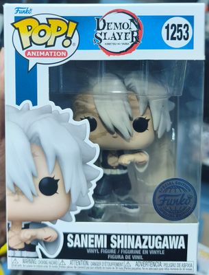 SJ4 Sanemi Shinazugawa Figura Funko Pop 1253 Demon Slayer Figura Special Edition