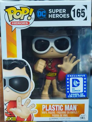 SJ4 Plastic Man Figura Funko Pop 165 Legion of Collectors