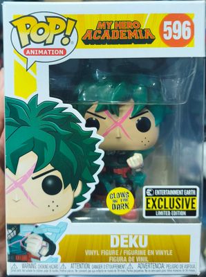 SJ4 Deku Figura Funko Pop 596 My Hero Academia Figura Glows