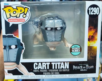 SJ4 Cart Titan Figura Funko Pop 1290 Attack on Titan Figura Specialty Series