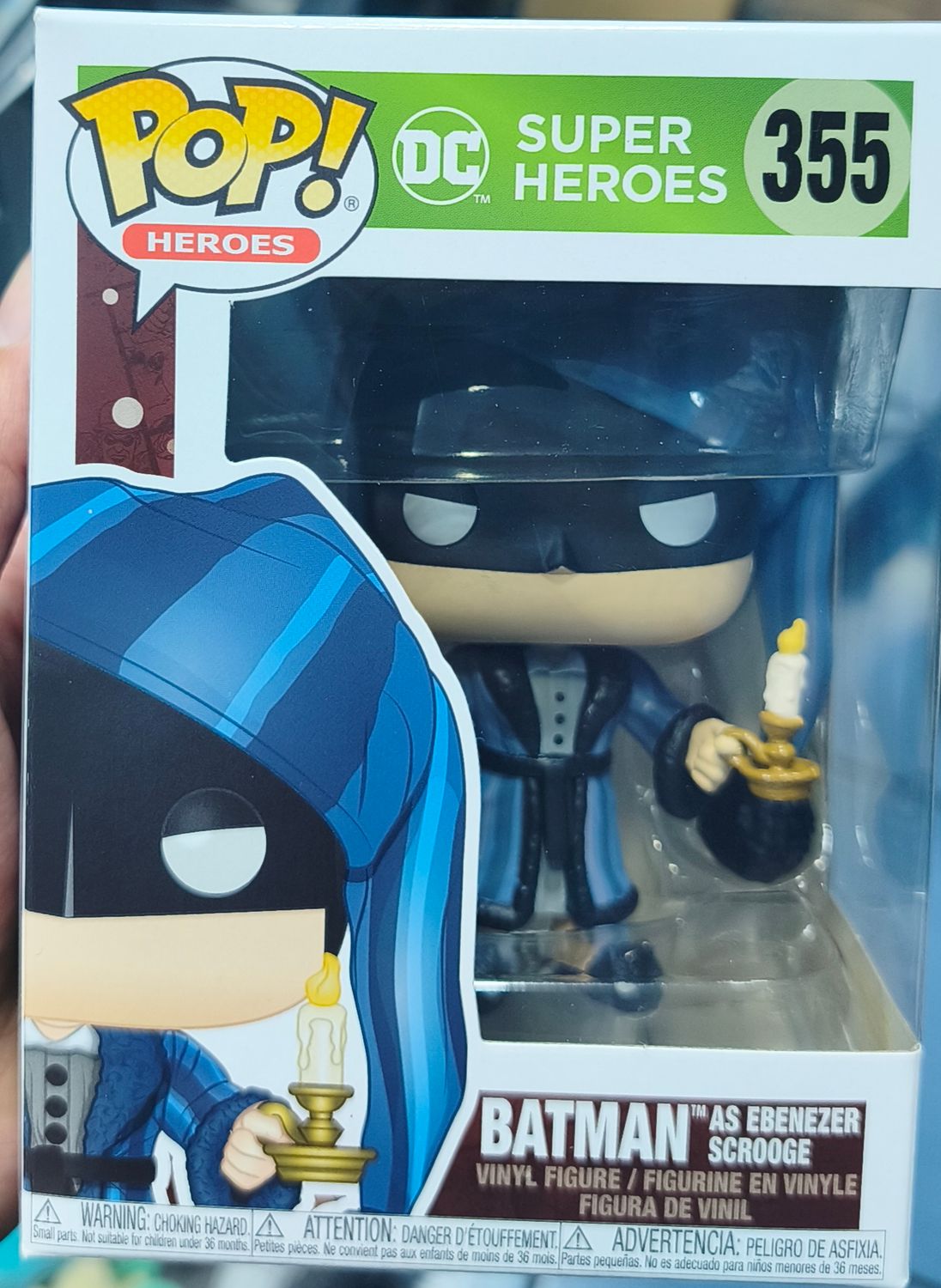 SJ4 Batman Figura Funko Pop 355 As Ebenezer Scrooge