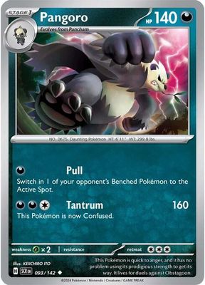 Pangoro - SV07: Stellar Crown (SCR) Pangoro - SV07: Stellar Crown (SCR)