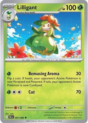 Lilligant - SV: Black Bolt (BLK)