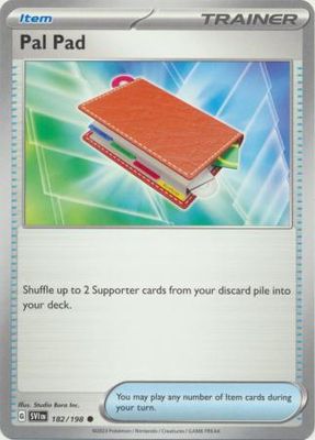 Pal Pad - 182/198 - Common Scarlet &amp; Violet (Base Set) Singles