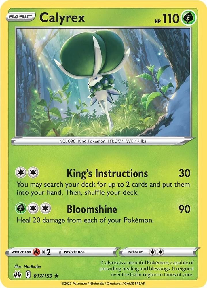 Calyrex - SWSH: Crown Zenith (CRZ) Holo Rare