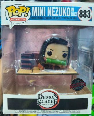 SJ4 Mini Nezuko Figura Funko Pop 883 Demon Slayer Figura