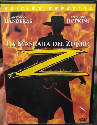 SJ6 La Máscara del Zorro DVD Usado Completo Español