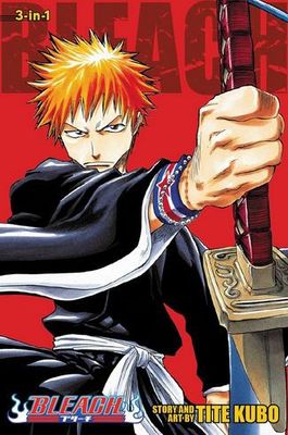 SJ6 Bleach Manga Volumen 1 - 2 - 3 Ingles 3 en 1 Viz Media