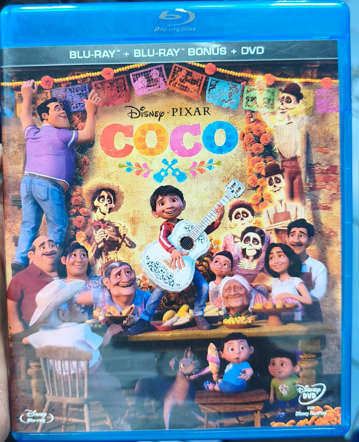 SJ1 Coco Blu Ray 3 Discos Usado Completo Español Ingles