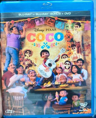 SJ1 Coco Blu Ray 3 Discos Usado Completo Español Ingles