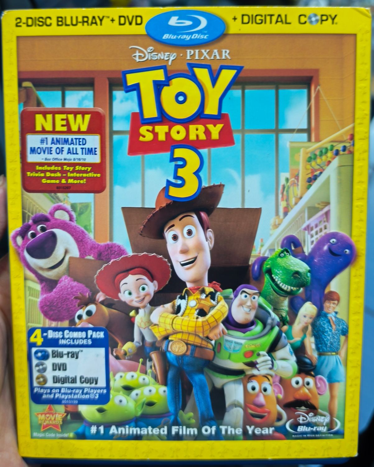 SJ6 Toy Story 3 Blu Ray Original Usado Completo 4 Discos Español Ingles