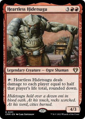 SJF Heartless Hidetsugu - Commander Masters (CMM)