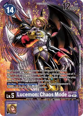 SJF Lucemon: Chaos Mode (Premium Binder Set) - Next Adventure (BT-07) Foil