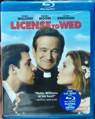 SJ1 License to Wed Blu Ray Original Nuevo Sellado Español Ingles