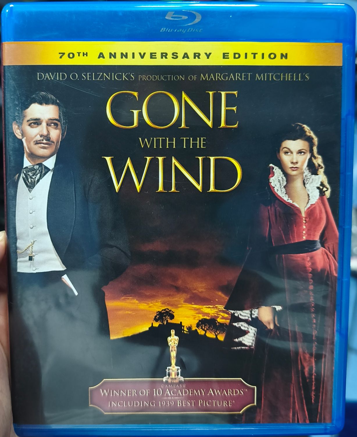 SJ1 Gone With The Wind Blu Ray Original Usado Completo Español Ingles