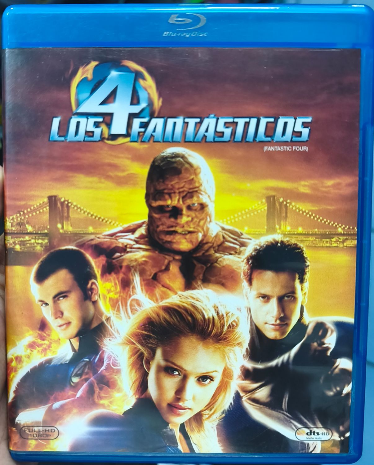 SJ1 Los 4 Fantásticos Blu Ray Original Usado Completo Español Ingles