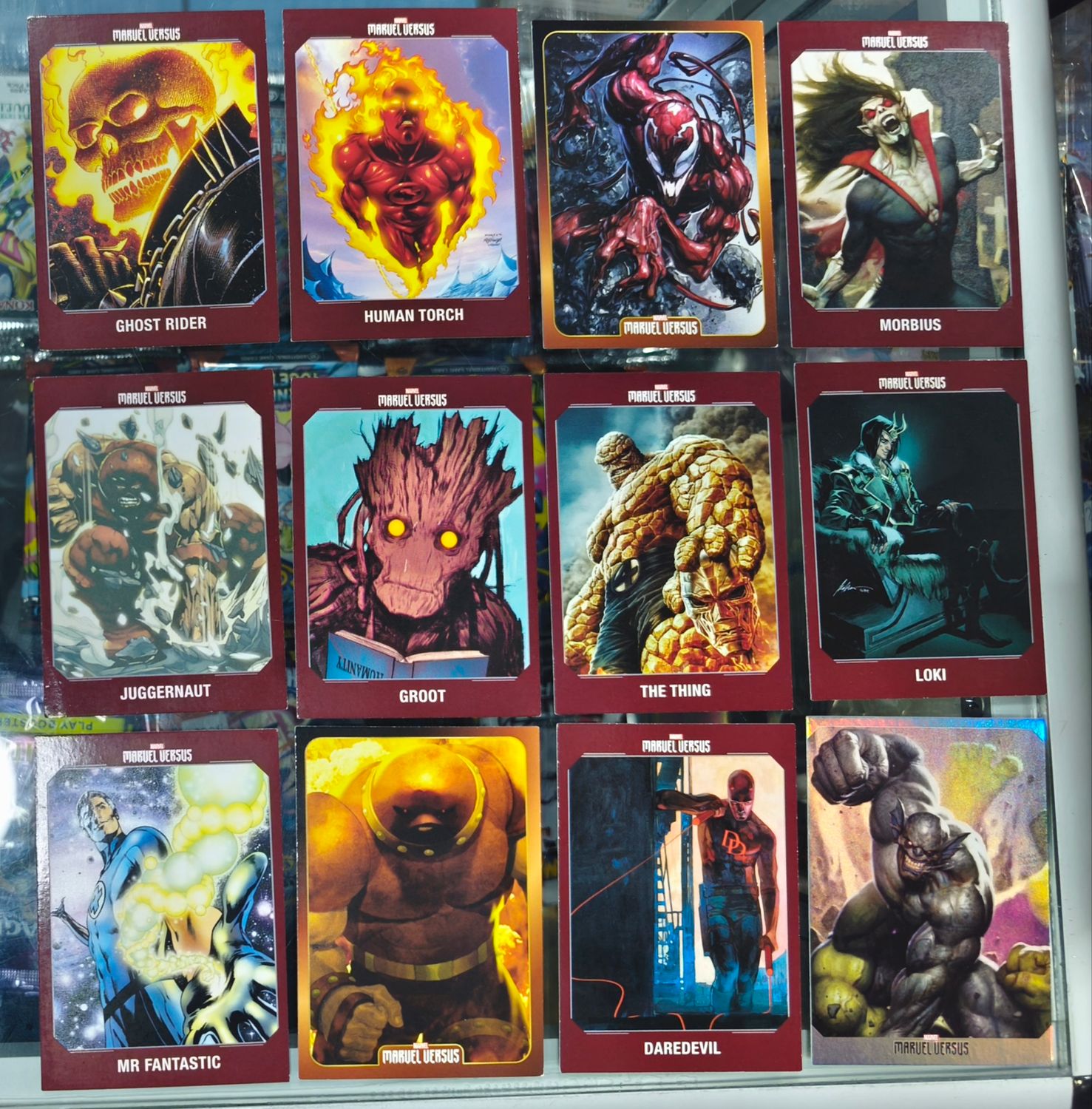 Marvel Vs Panini Set de 12 Cartas