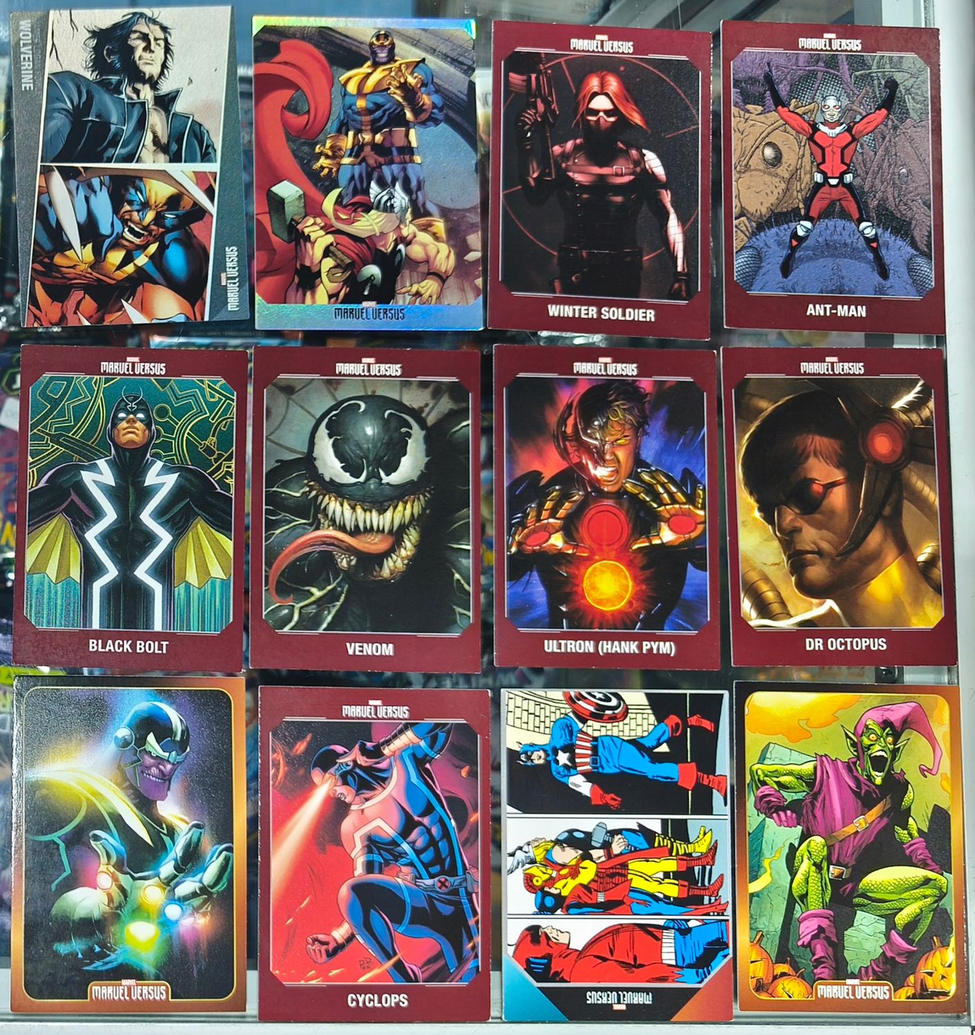 Marvel Versus Set de 12 Cartas N2