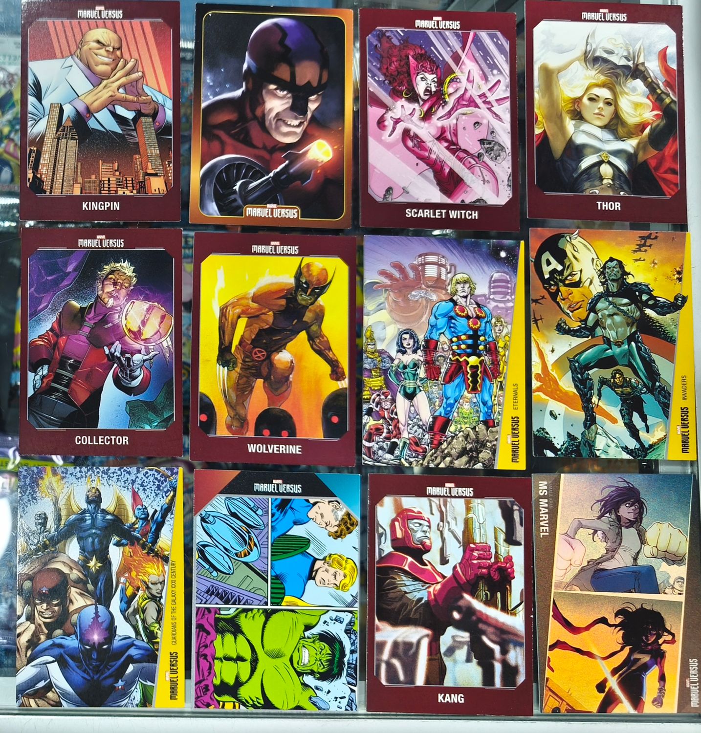 Marvel Versus Set de 12 Cartas N4