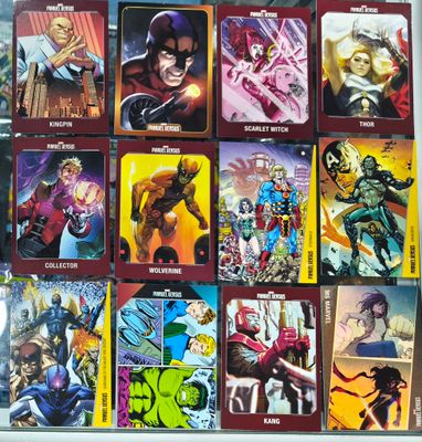 Marvel Versus Set de 12 Cartas N4