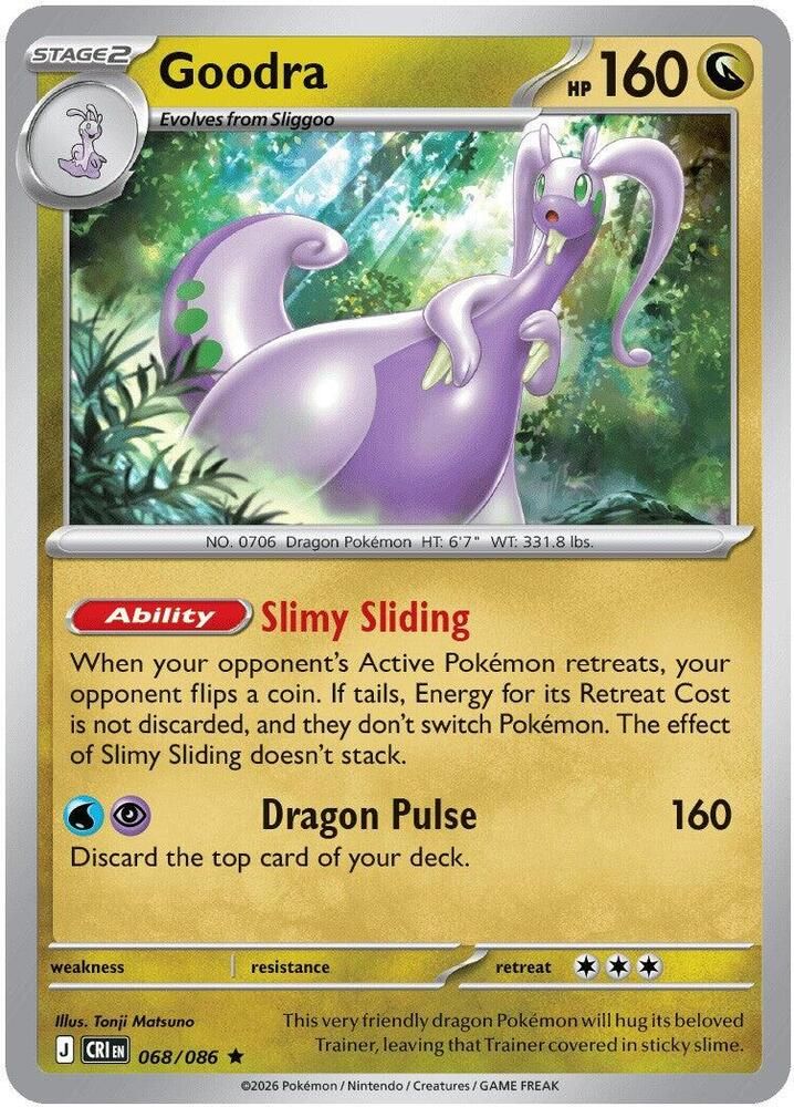 Goodra - ME04: Chaos Rising (CRI) Holo Rare