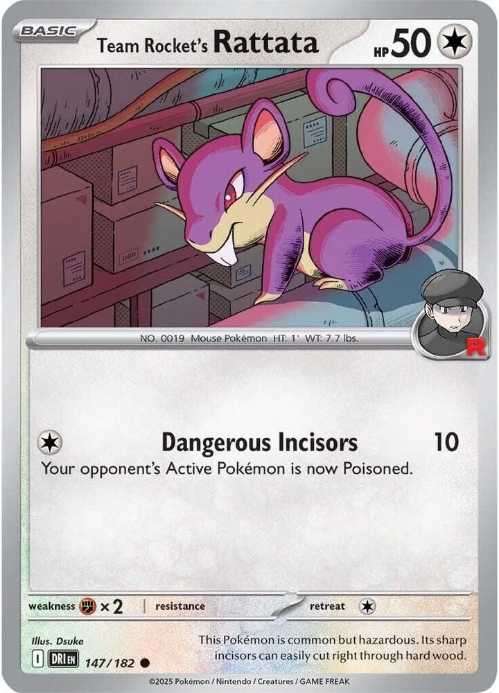 Team Rocket's Rattata - SV10: Destined Rivals (DRI)