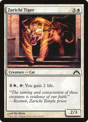 Zarichi Tiger - Gatecrash (GTC)