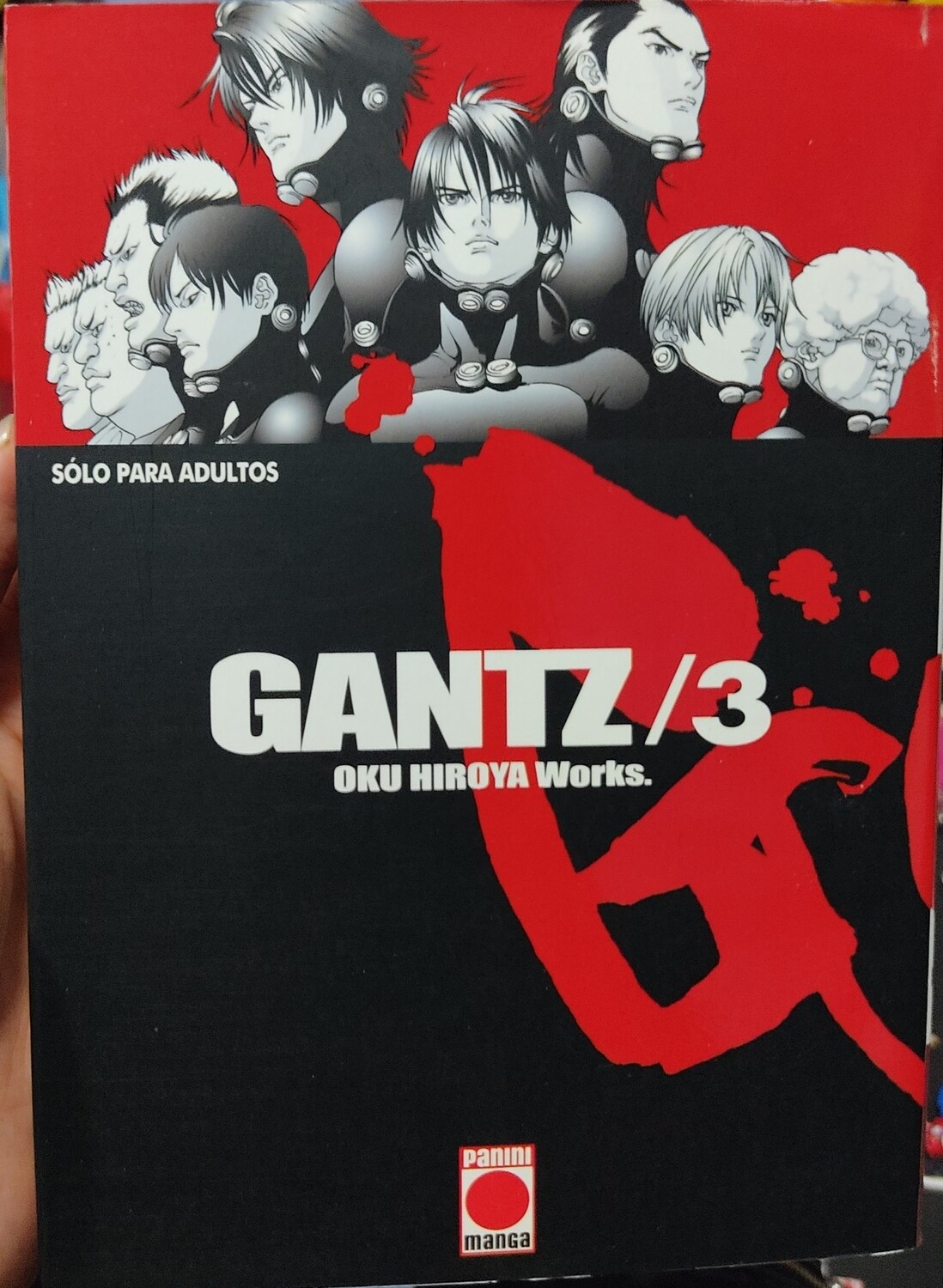 SJ6 Gantz Manga Volumen 3 Espanol Panini
