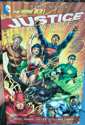 SJ1 Justice League Cómic Volumen 1 Origin Ingles TP