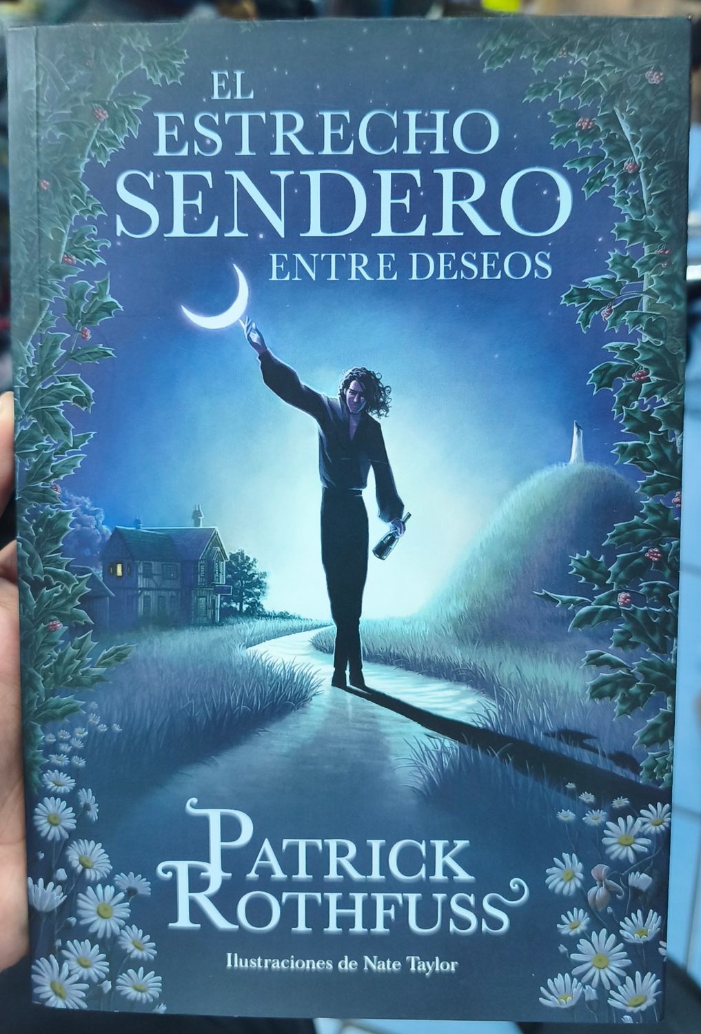 SJ1 El Estrecho Sendero entre Deseos Libro Español Patrick Rothfuss