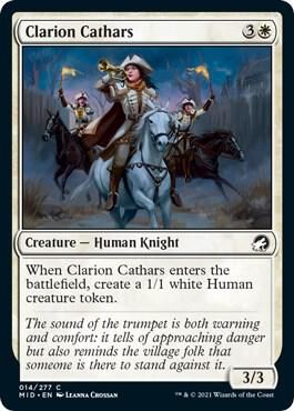 Clarion Cathars - Innistrad: Midnight Hunt (MID)