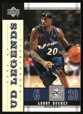 2003-04 Upper Deck Legends Larry Hughes #89 Washington Wizards