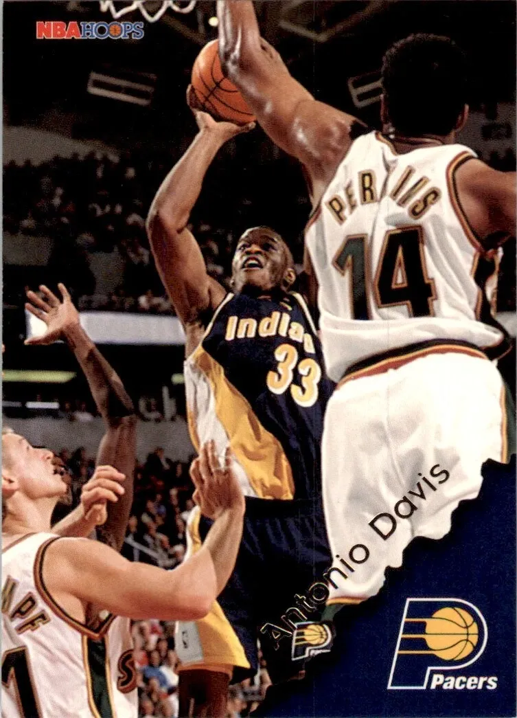 1996-97 NBA Hoops Antonio Davis Basketball Cards #65