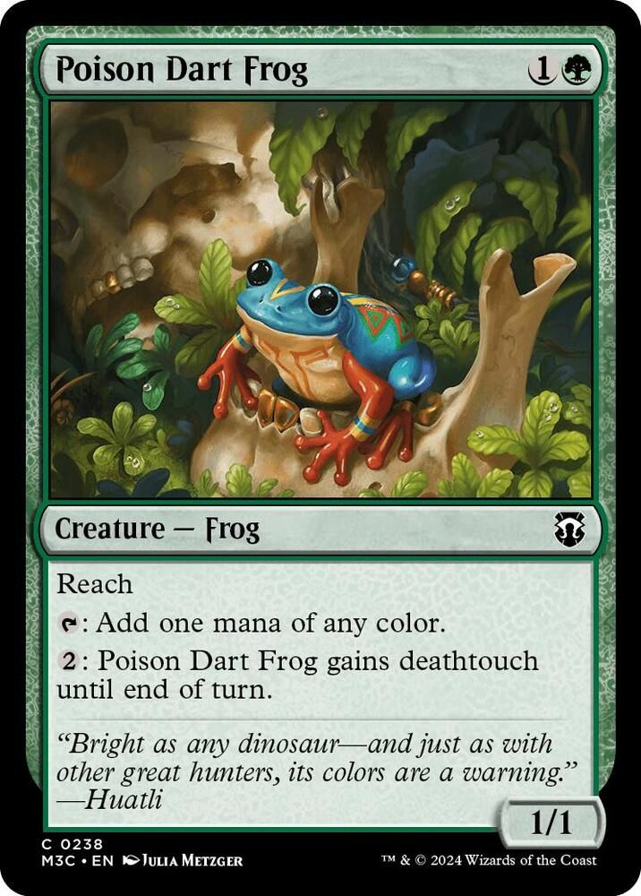 Poison Dart Frog (Ripple Foil) - Commander: Modern Horizons 3 (M3C)