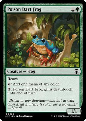 Poison Dart Frog (Ripple Foil) - Commander: Modern Horizons 3 (M3C)