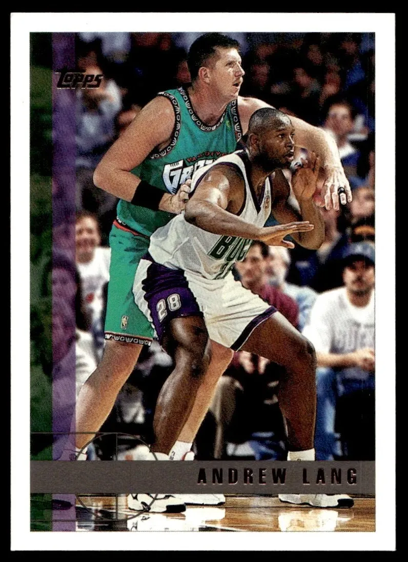 1997-98 Topps Andrew Lang Milwaukee Bucks #35